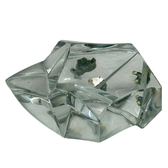 The Franklin Mint James Carpenter Crystal Caper Sterling Polar Bear Iceberg 1987 - Picture 8 of 16